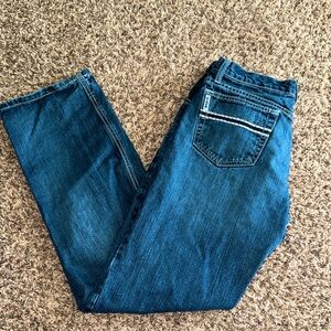 Cinch Men's White Label Dark Wash Relaxed Fit Straight Leg Jeans